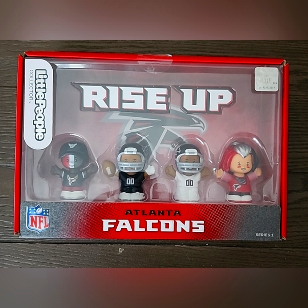 Fisher Price Little People NFL Atlanta Falcons NIB Football Collector Team